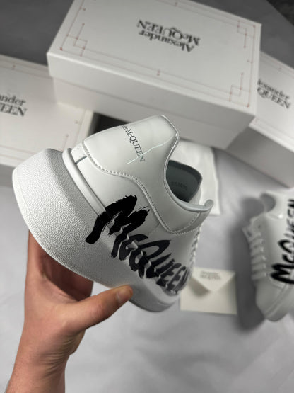 Alexander McQueen White Graffiti