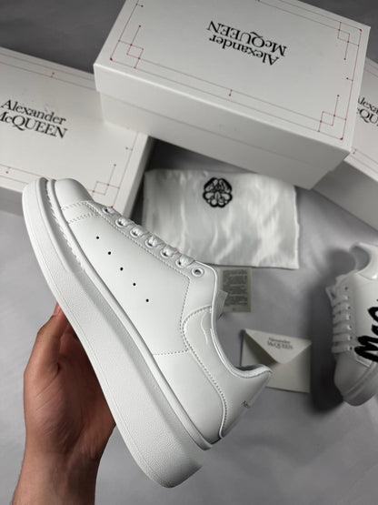 Alexander McQueen White Graffiti