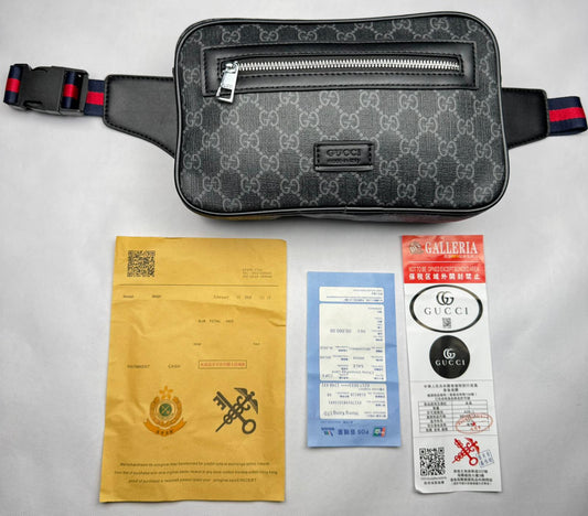 Riñonera Gucci Belt Bag GG Supreme Negro