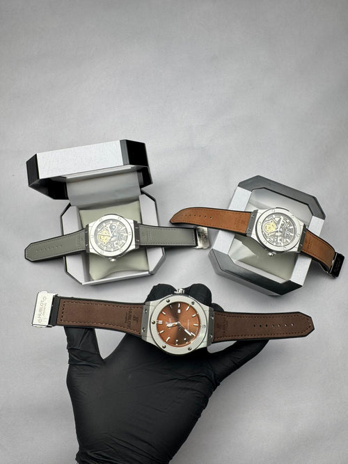 Hublot Classic Fusion Titanio Dial Marrón