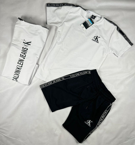 Conjunto Calvin Klein Blanco Negro