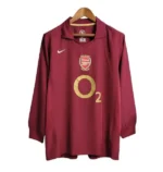 Camiseta Retro Arsenal 05/06 1ª equipación manga larga