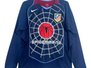 Camiseta retro Atlético de Madrid 04/05 SPIDERMAN 2ª Equipación (Manga larga)