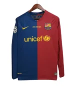 Camiseta retro FC Barcelona 08/09 1ª equipación – Edición Final Champions (Manga larga)
