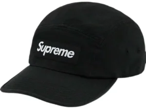 Cap Supreme Washed Chino Twill Camp Black