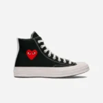 Comme Des Garçons Play x Converse Negras