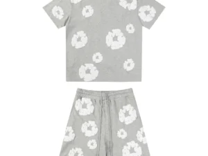 Denim Trs Grey Short set
